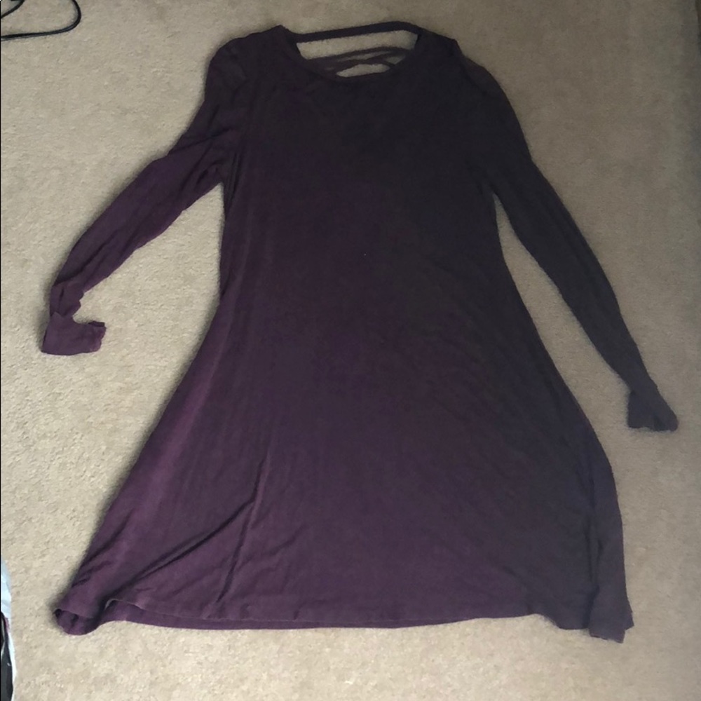 purple dress